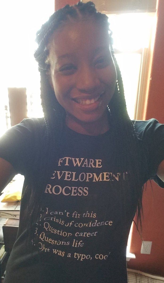 SweetVanLoan's tweet image. Aaaaaaaaand got a new one! #TechTwitter #BlackTechTwitter #womenwhocode #womenintech