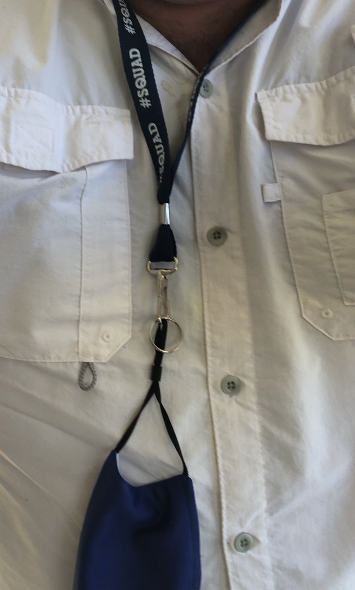 NateTWN's tweet image. #MaskHack If you forget your mask frequently, attach it to a lanyard