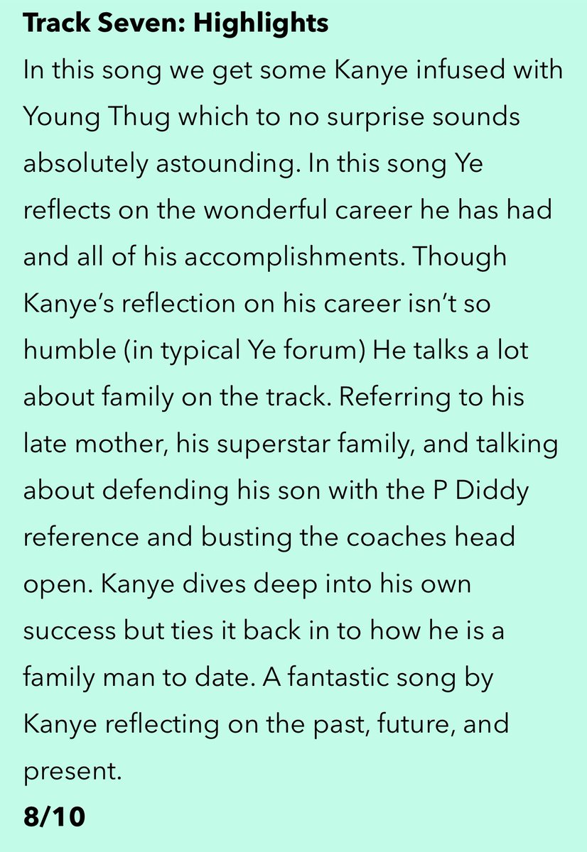 A THREAD//: Here is my personal review of The Life of Pablo. All personal opinion on a timeless album by  @kanyewest . Any interaction would be much appreciated// Like & RT   #TheBigShrimp
