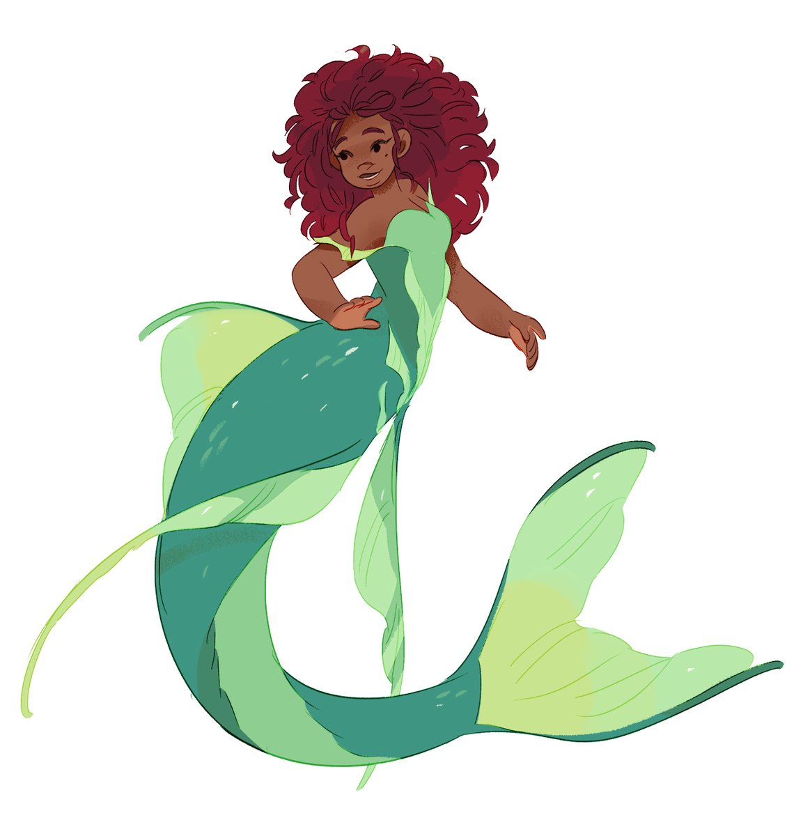 CitrusFoam's tweet photo. "Part of your world" but make it melanin 🌊 https://t.co/bscFiQRLEb