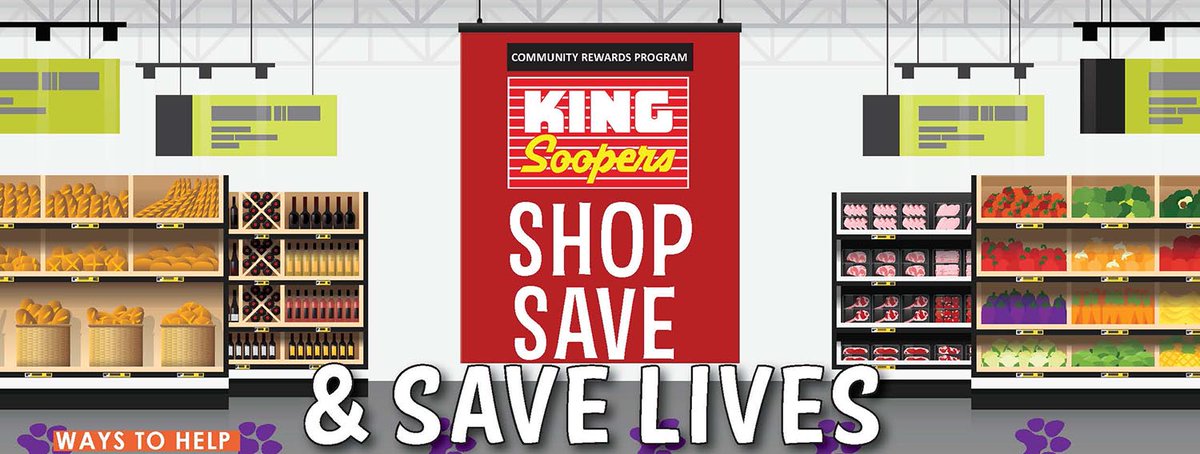 The King Soopers Community Rewards program allows grocery shoppers at King Soopers and City Market stores in Colorado to have a percentage of all their purchases go to The Wild Animal Sanctuary each time they shop...