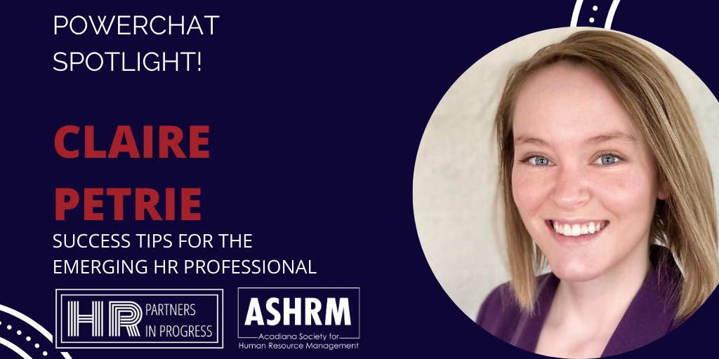AcadianaSHRM's tweet photo. POWERCHAT SPOTLIGHT! Gaining credibility as a young professional can be hard when everyone knows you’re light on experience, so what do you do? Join us on September 24th at 10:00am CST to find out! Register for now: https://t.co/upX5cZven9 #HRPartnersinProgress
#ASHRMGoesVirtual https://t.co/u05nLnpU8J