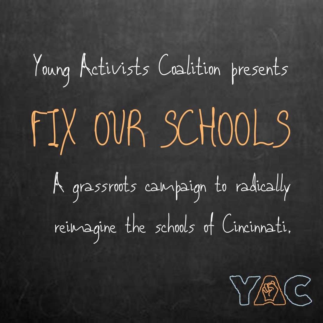 youngactivistsc's tweet photo. Young Activists Coalition is excited to announce our new Fix Our Schools campaign! Learn how to get involved or read more about the campaign on our website at https://t.co/MM5th2Ou8d https://t.co/PURUyZ99xa
