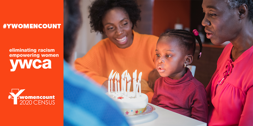 You're here.
You matter.
You count.

Get counted in the #2020Census today at my2020census.gov.
#YWomenCount #WeAllCount