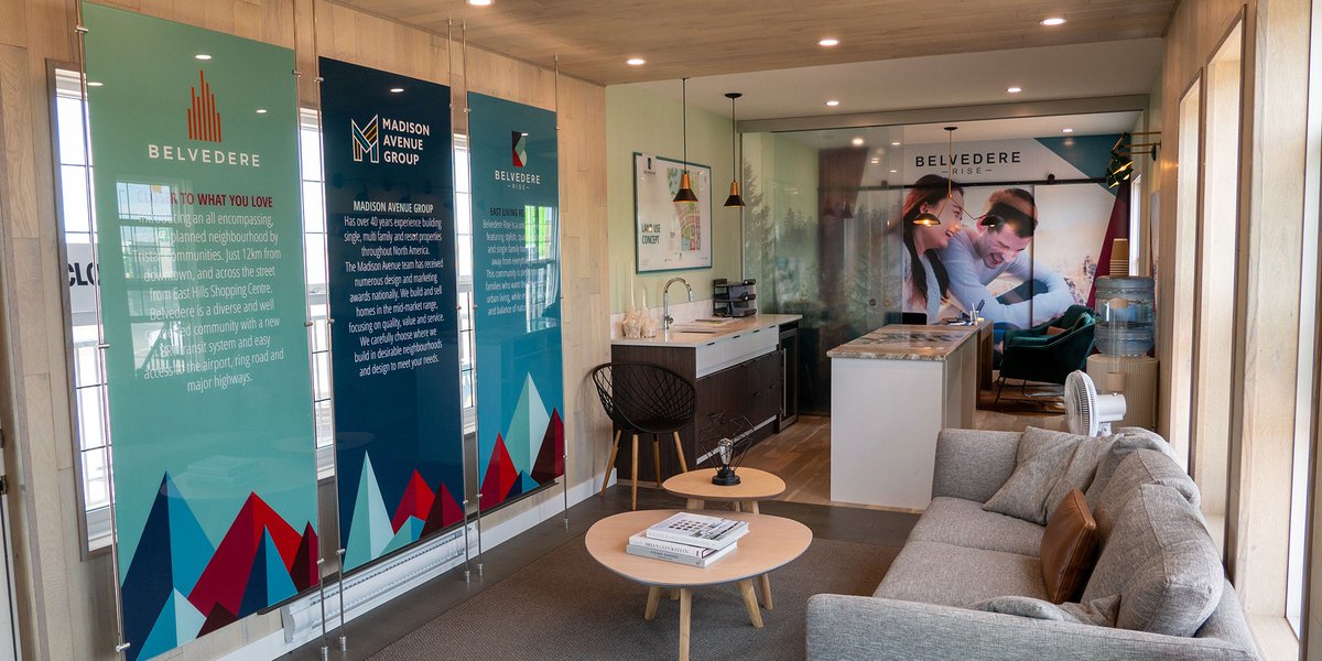 Next time you are in the East Hills shopping centre, feel free to stop by and speak with Isaac or Michael about Belvedere Rise, an exciting amenity-rich development on the east side of Calgary. Visit livebelvedere.ca for more details.