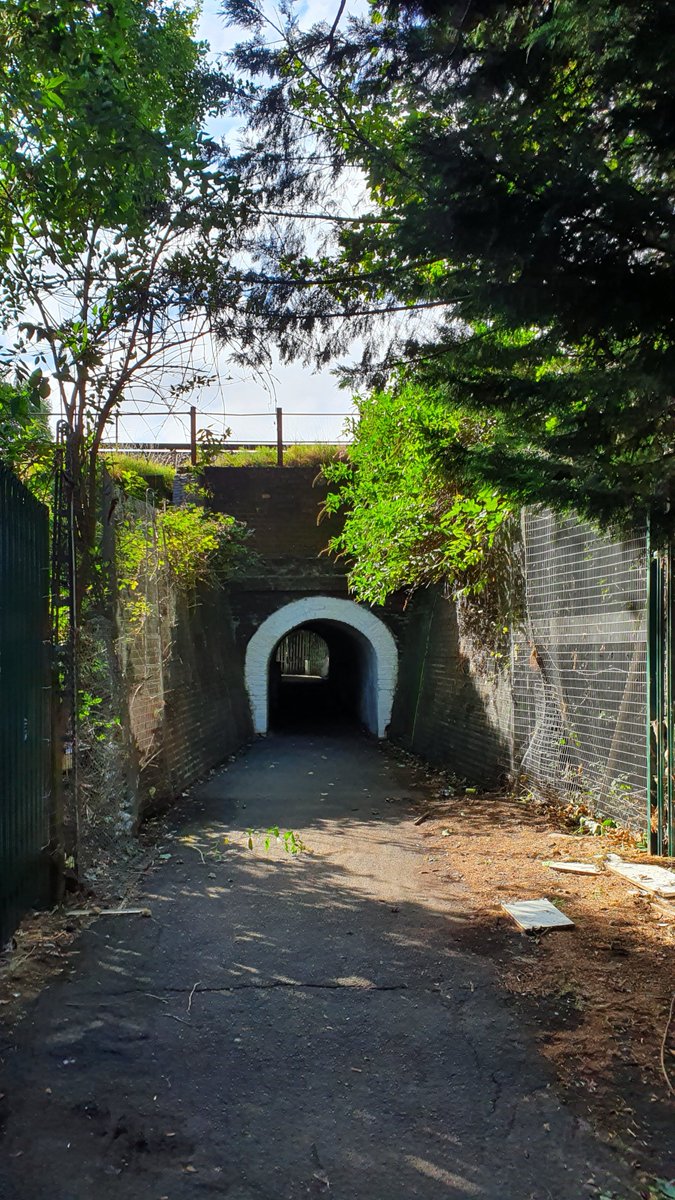 Having gone under the railway line I then cross the Hogsmill River (and the path of the London Loop). Have you walked this Thames Tributary yet  @walkngclasshero  @Ramblers_London?