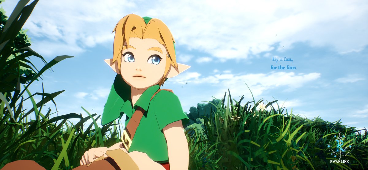 00RwanLink00's tweet photo. I made this beautiful wallpaper of Young Link in Botw art style! This is for you. Enjoy! ;) https://t.co/oCjKKVHRUm