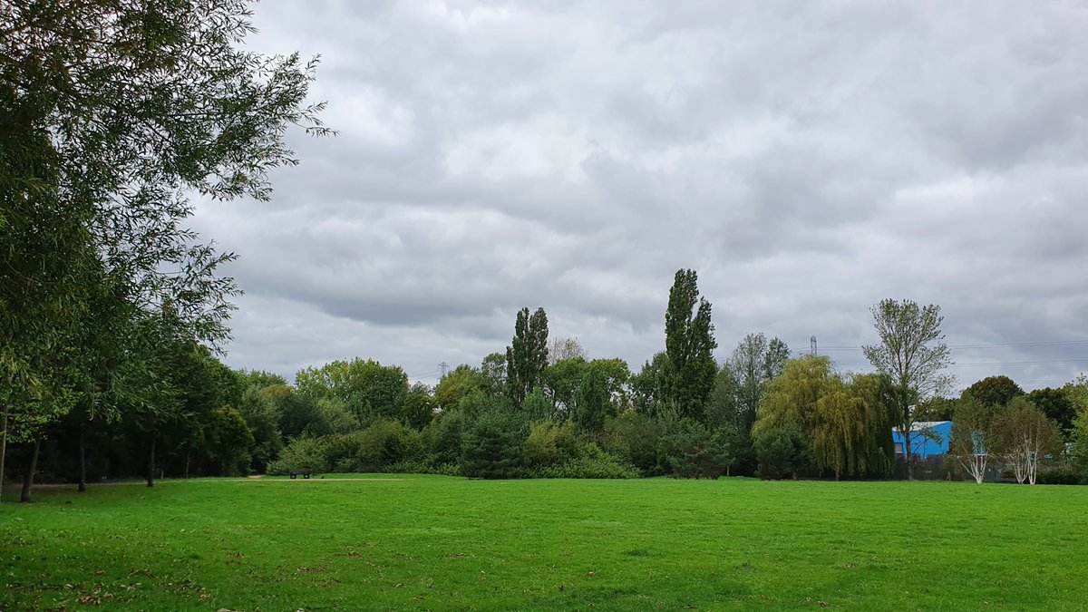 Hamilton Avenue Recreation Ground and the Pym Brook. A remnant of Sutton Common.