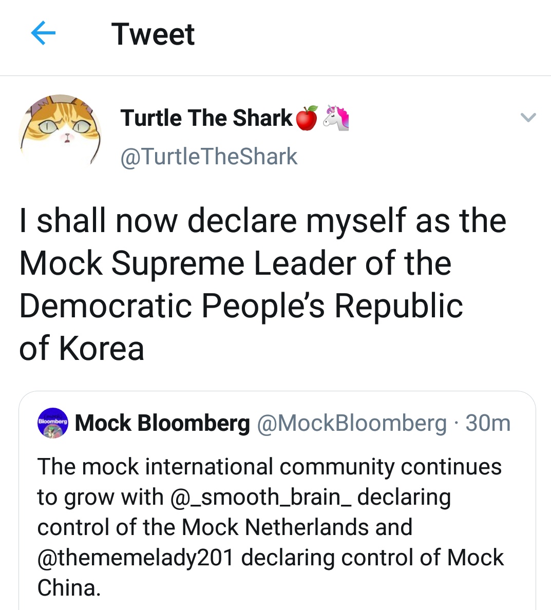 @Sethamph3tam1n3 takes the United Kingdom and @TurtleTheShark assumes power in North Korea, amid growing pressure to establish a Mock League of Nations.