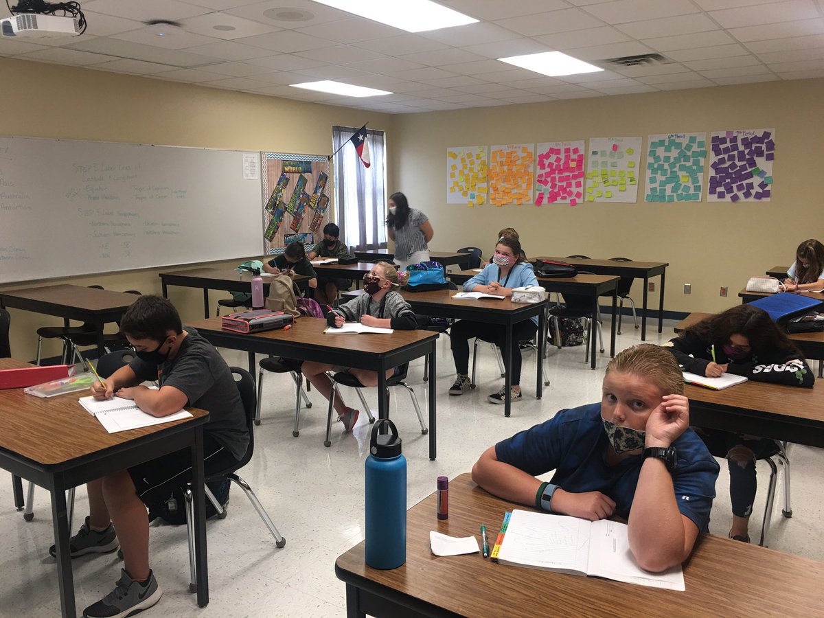 WendiLanglinais's tweet photo. It feels so good to have our students back!! 😃 And to see our teachers delivering great instruction and learning opportunities for our kids 🙌🏼 Great things happening in Ms. Henderson’s geography class! 😎 #MrHelp @MVMS_Hawks @Alexandria_Hend @anglooney98 @Supt_comalisd https://t.co/ymJ9Fir7yw