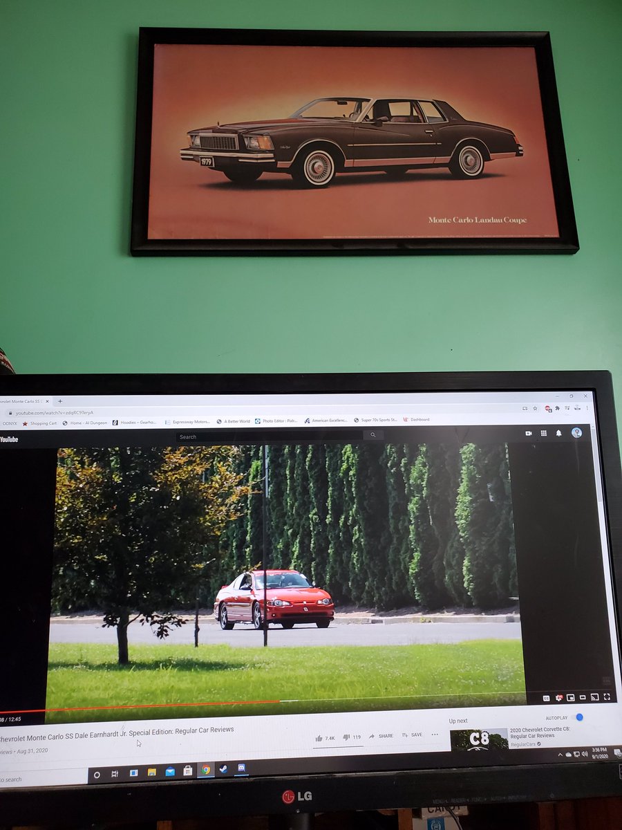As I sit watching @regularcars review of the '04 Monte Carlo SS, the Monte Carlo of yesteryear watches over me in judgment