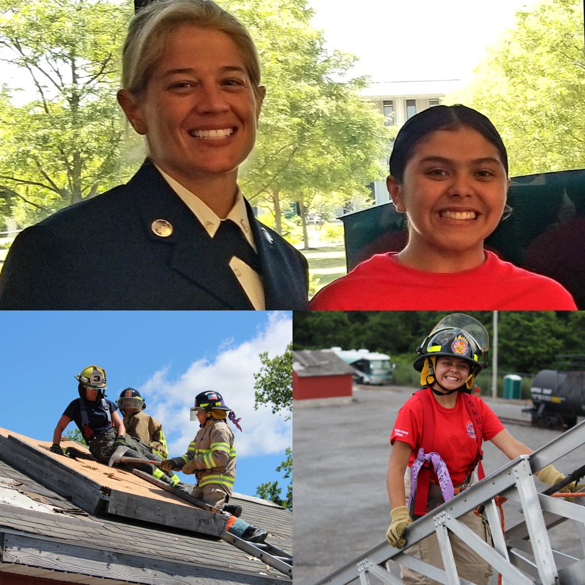 lisabubel's tweet photo. #PhoenixFirecamp alum Genesis Silva-Ayala is graduating from the Rochester Fire Dept academy tomorrow. Here's a flashback to her days at camp. I knew then that she would do great things & I'm super proud of her! @fswnys https://t.co/NtIIE0HhbJ