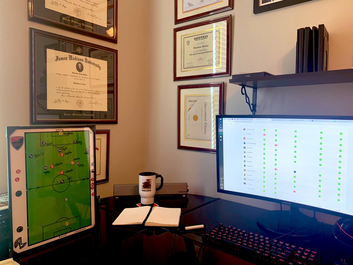 DominicRutan's tweet photo. Got a helping hand from baby Yoda thinking about tonightโs training session for @loudounsc 09G Silver #RedTheRed #PlanToBeGreat #PlanToUseTheForce https://t.co/D2ulqWR8js