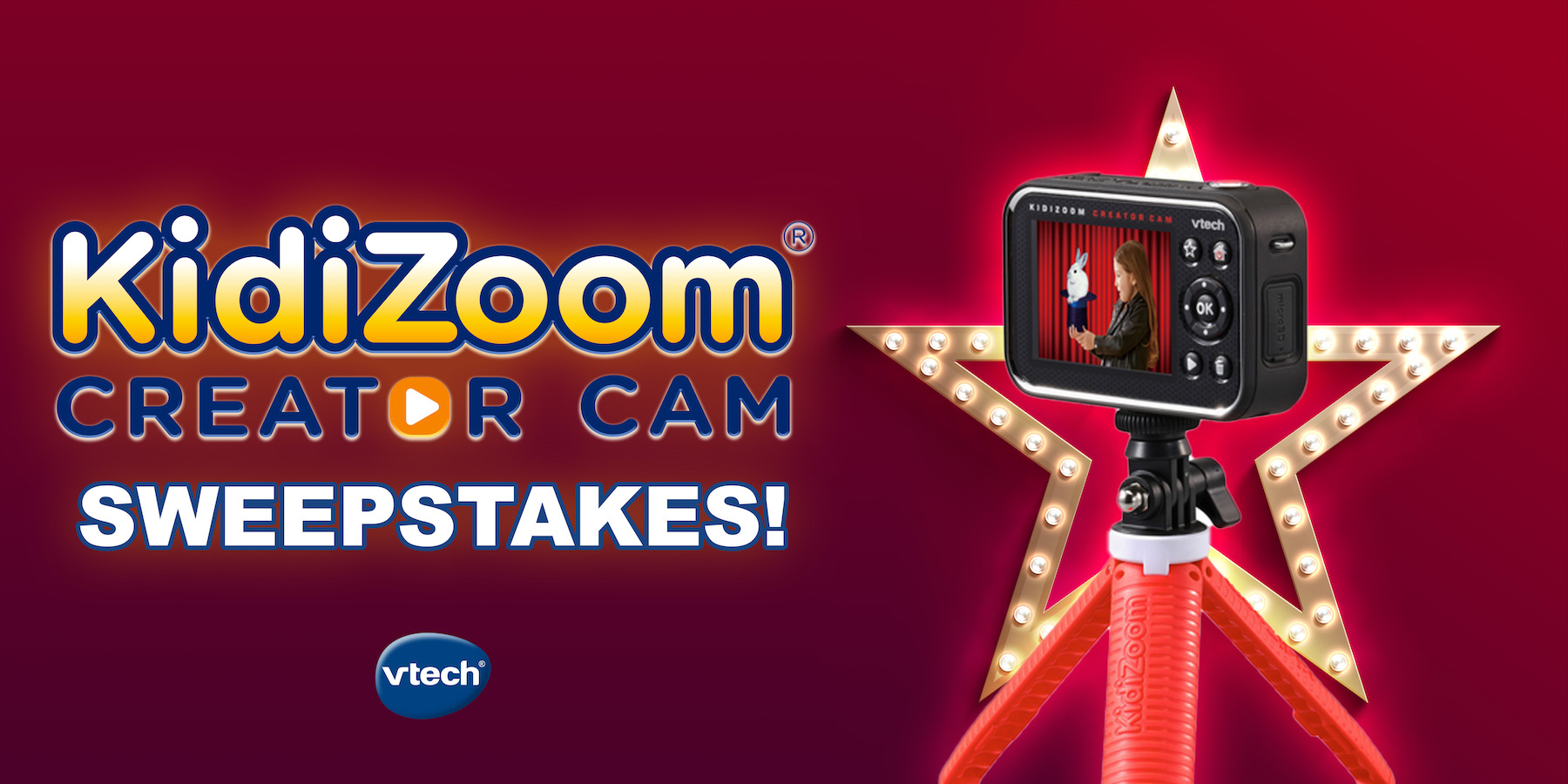 Vtech Toys Usa On Twitter Lights Camera Win Visit Https T Co Gfvdc3psly To See How You Could Win A Kidizoom Creator Cam