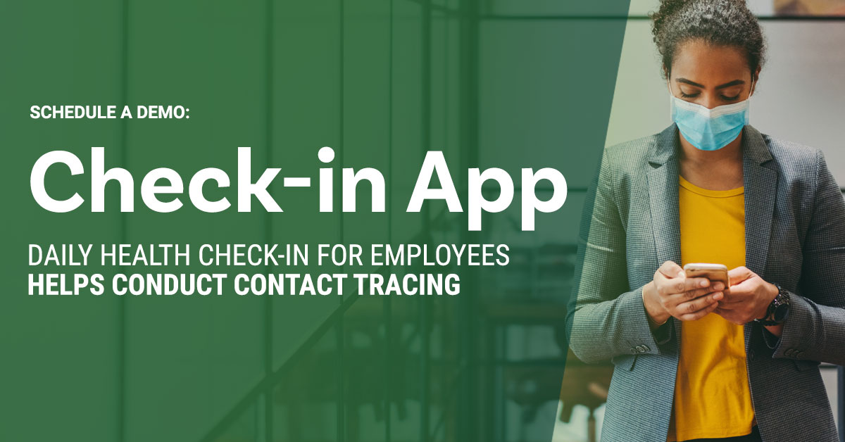 Where are you working today and how are you feeling? Two simple questions that help our client conduct contact tracing throughout the employee population in the event of a Covid-19 case. Schedule a demo: bit.ly/2YCVoVU #DailyHealthCheck #Demo #SparkieLife