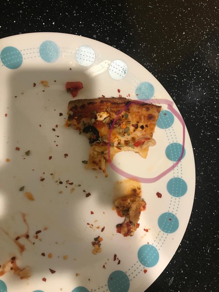 forum_shah20's tweet image. Very disappointed with @dominos.
There is no separation between veg and non veg pizza.
When you order a veg pizza they serve it with chicken pieces instead of cheese.
And the worst part is even the customer care didn’t take any action even after repeated complaints.