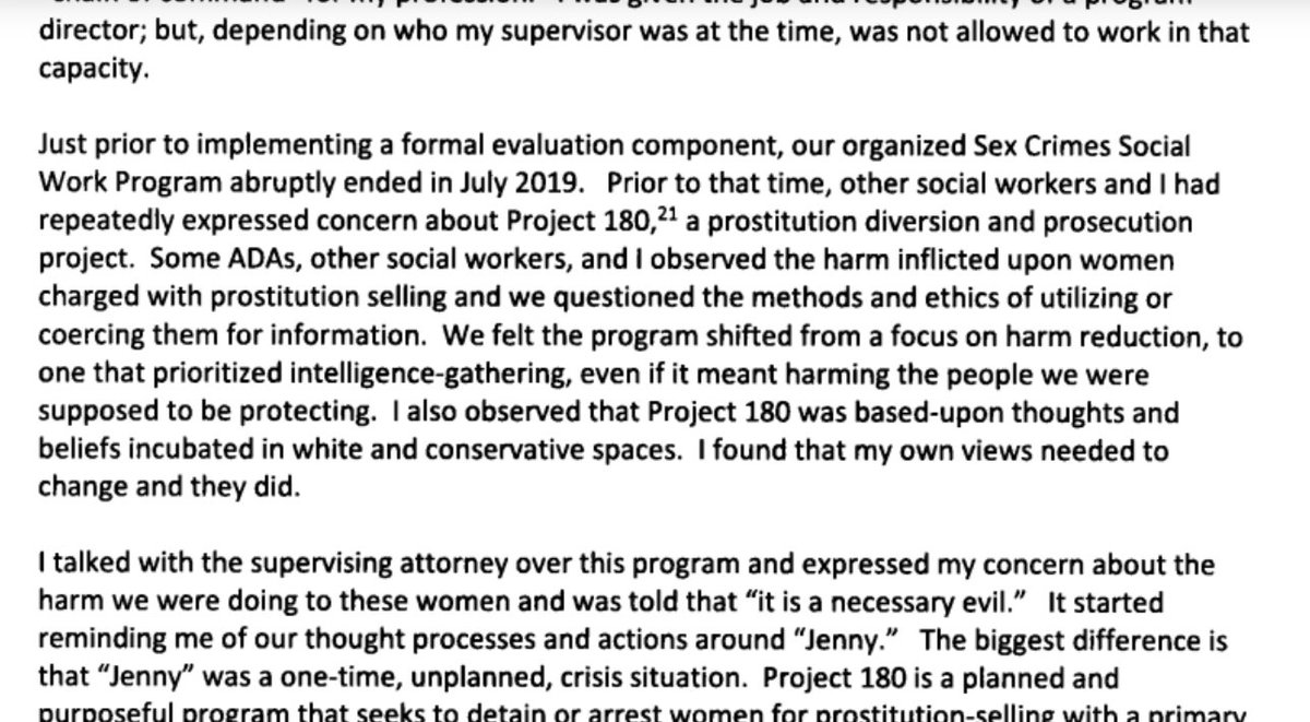 This is quite the exit interview - a social worker who left the Harris County DA’s Office says they were exploiting sex workers with their prostitution diversion program - which was actually using the women for intel-gathering instead of helping them.