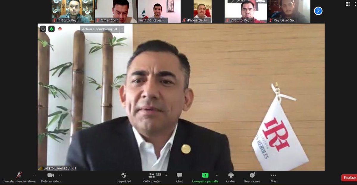 IRHMichoacan's tweet photo. Concluimos con una ponencia de lujo acargo del Mtro. @lazarojimeneza, donde se hablo de "Escenarios: coyuntura 2021" tema muy importante para los retos de los priístas michoacanos para el 2021.

Con La Capacitación Salimos #Adelante todos los Militantes. https://t.co/C8lonu4Q9z