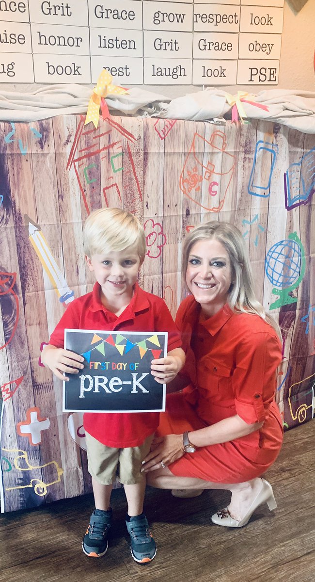As an educator, watching my son’s curiosity, listening to 1000’s questions, and the never-ending “why”? Brings me such joy. PreK ❤️ #FordKop #GritandGrace