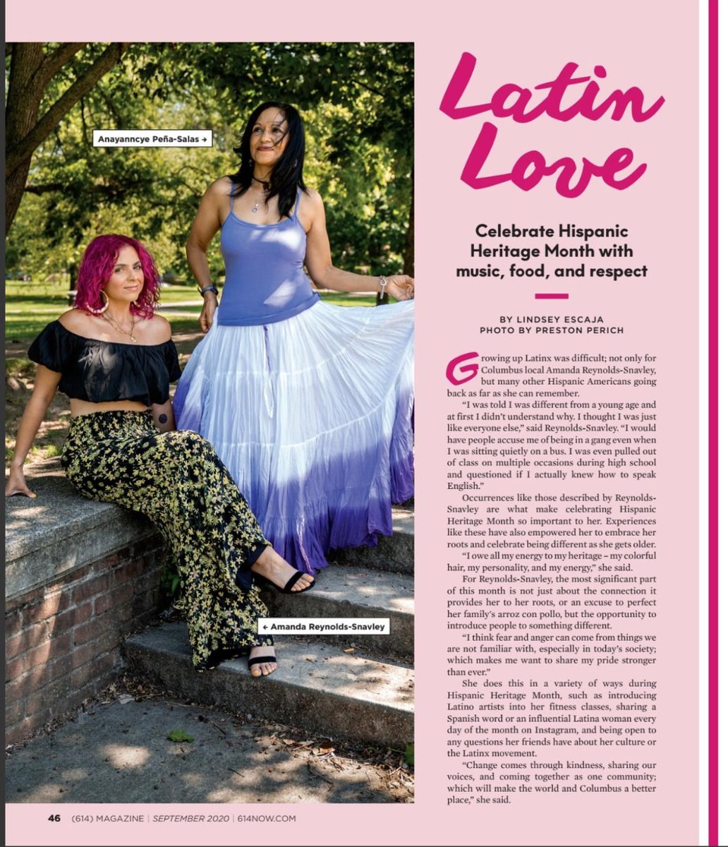 KingMusclesARS's tweet image. Check the September issue of @614Magazine 💗 #Latinx #proudaf #hijadetumadre