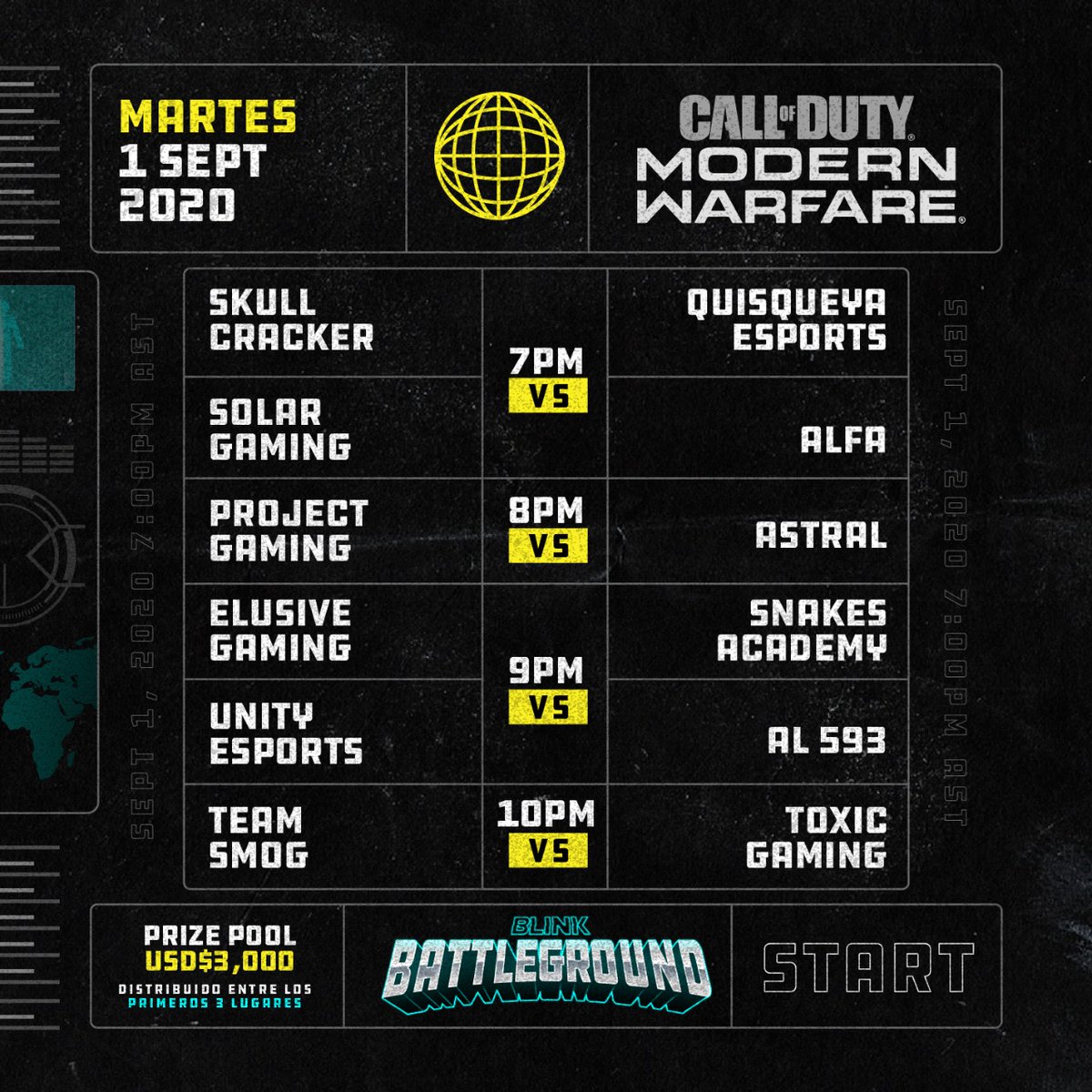 BlinkEsportsRD's tweet image. Hoy volvemos con la acción del torneo de #CoDModernWarfare en #BlinkBattleground 😎

Sintoniza a las 8:00pm EST a través de twitch.tv/blinkesportsd

#Blink