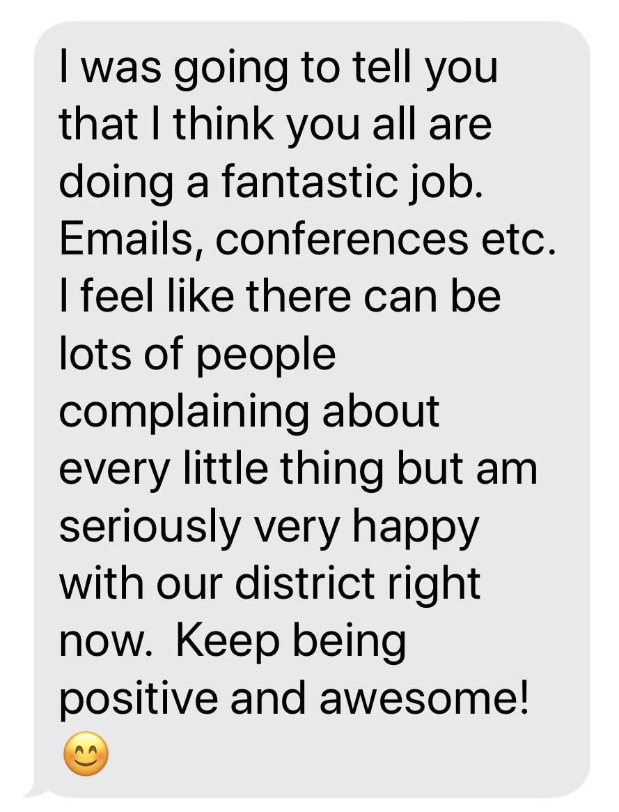 mamaMal3's tweet photo. Text messages like this from a parent after spending 8-4 conferencing with parents make all of the difference in the world! Reach out to your teacher friends they may need the boost today... I certainly did. Oh yeah I also needed lunch.... at 4:15 π³#virtualteachingprobs https://t.co/wzSj0bWYtA