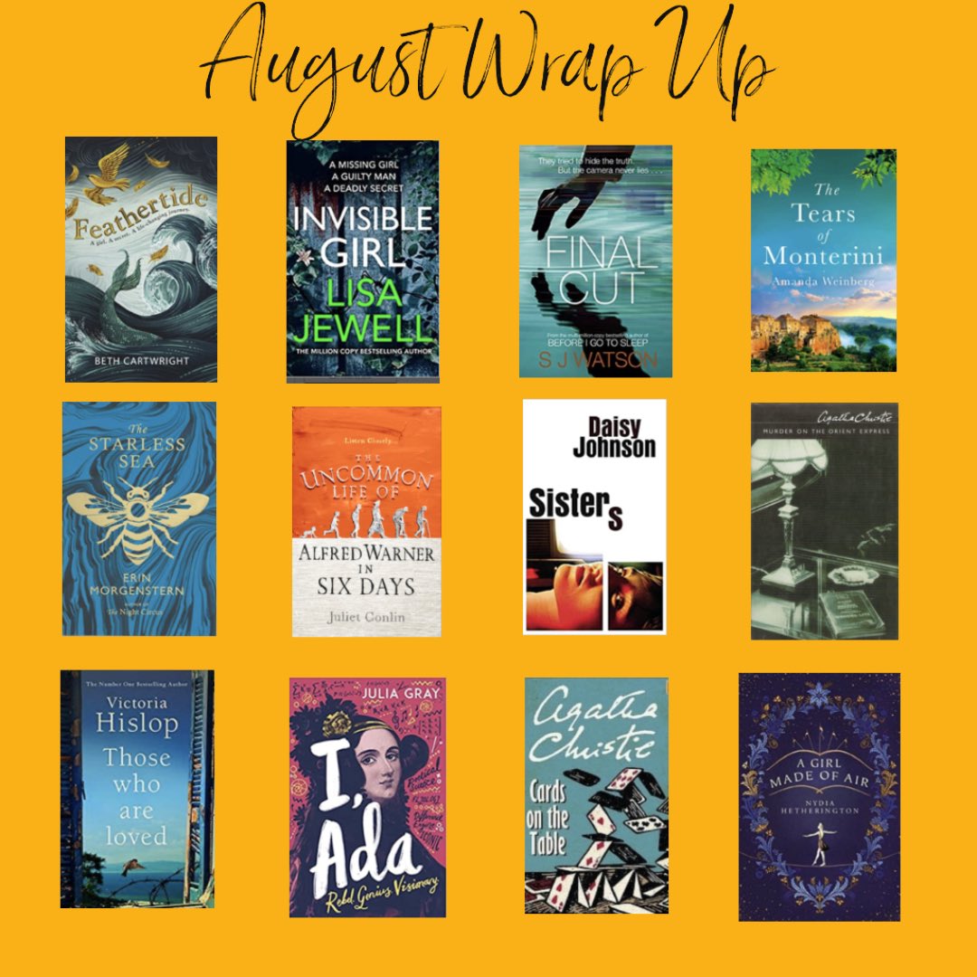 And these are all the wonderful books I read last month! So many brilliant books new and old 😍 #lovereading #bookblogger #augustreads #monthlywrapup #monthlybookwrapup