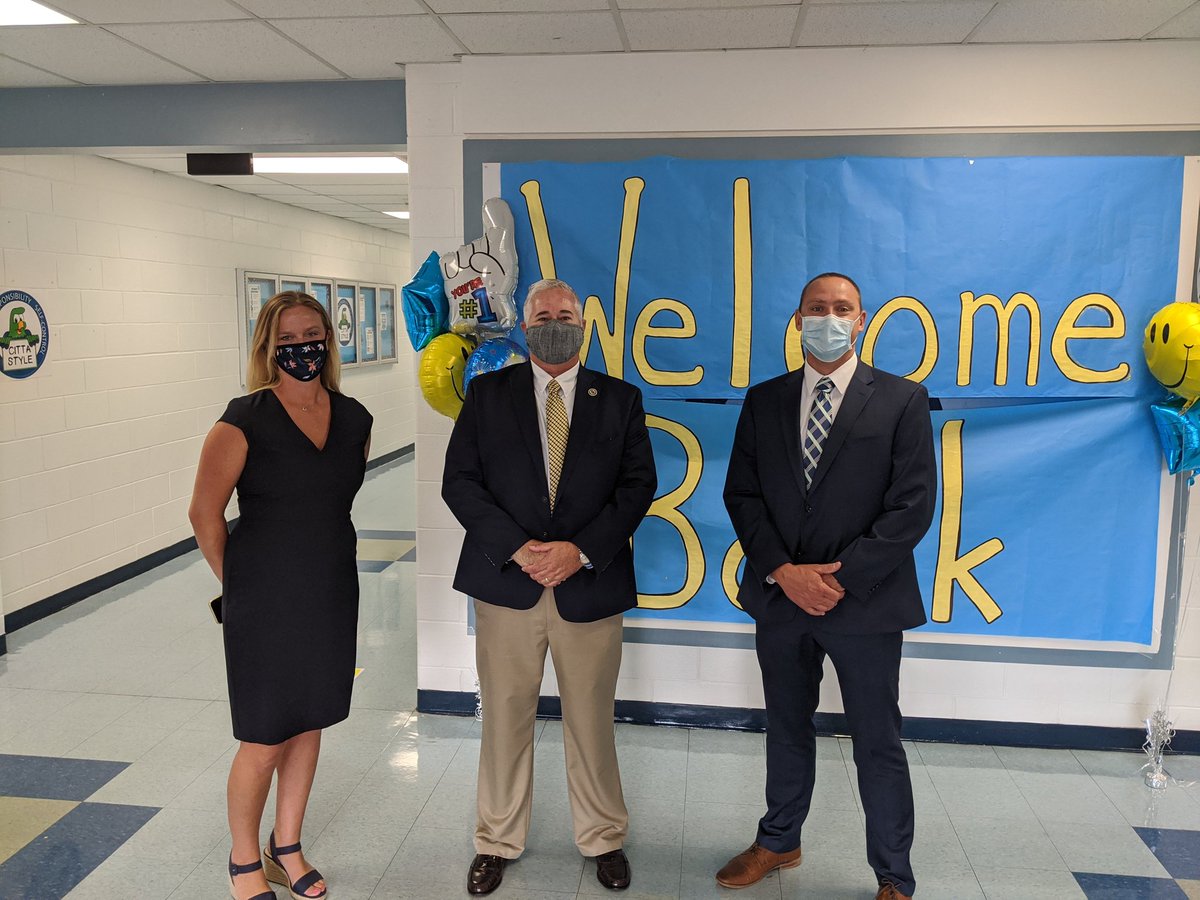 RFastnacht's tweet photo. Welcome back @wearetrschools!  It was wonderful to see our amazing teachers and staff members back in our buildings.  I am so grateful to be a part of this amazing school community. #TRSafeReturn https://t.co/KxGXRS2cjC