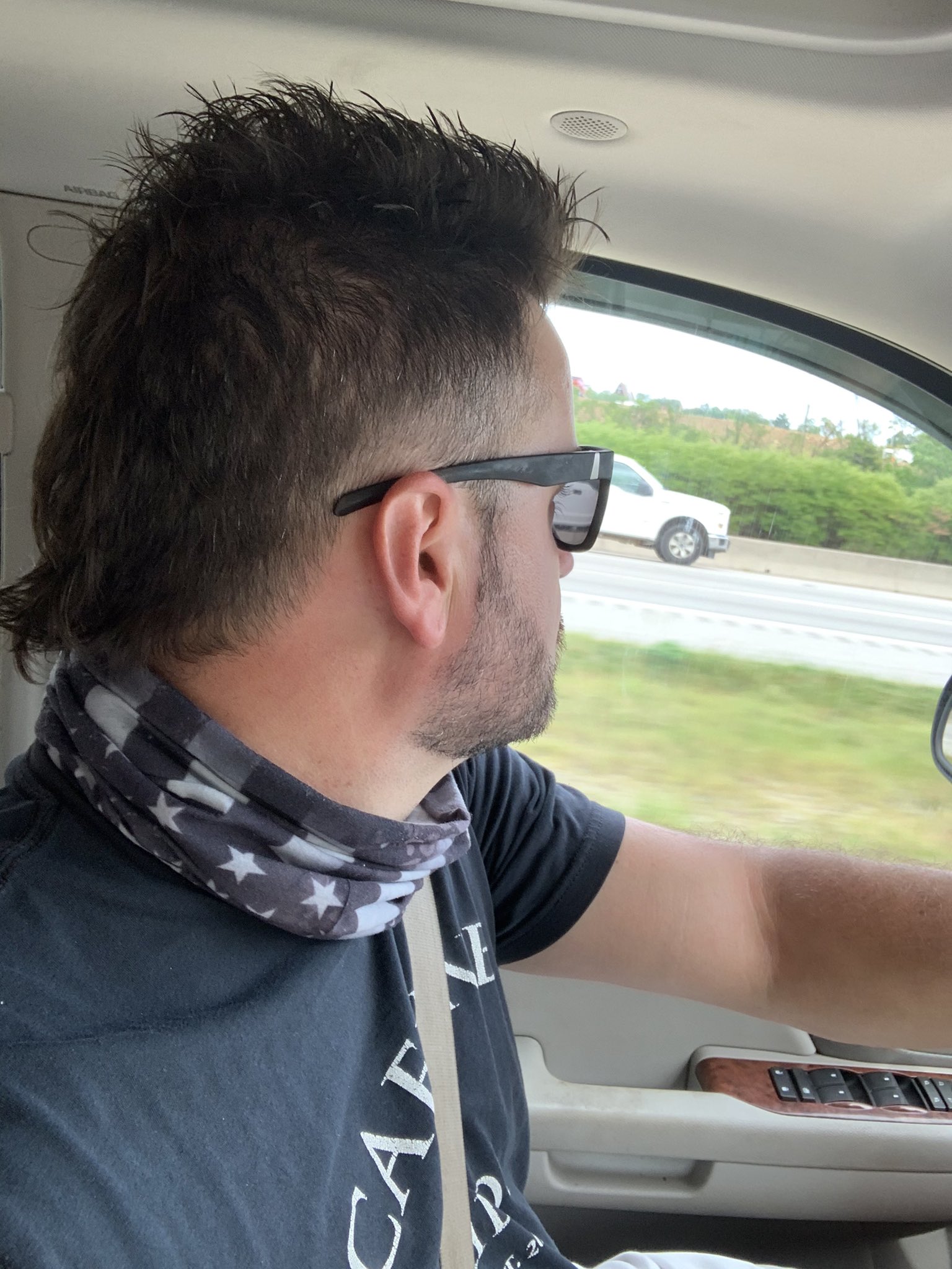 Michael Got The Mullet Lined Up