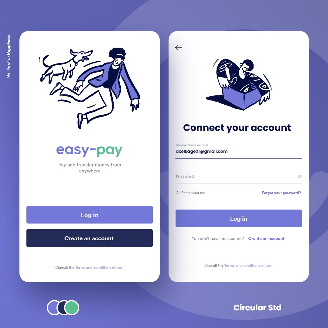 creativShinobi's tweet photo. 01/09/2020

#uidesign Login concept!
Design by @axel_kage for @domoAgency 📌

What do you think about it?✍🏽 let me know on comment👌

#HappinessProvider #uxdesign #ux #webdesigner #application #MobileApp https://t.co/pOnKkhawDA