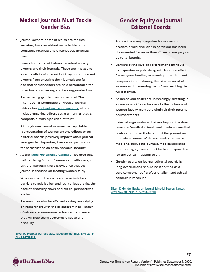 The facts are clear: continued  #gender  #disparities on editorial boards are a deeply troubling  #ethical issue that some journals have addressed and some have not. @bmj_latest  @TheLancet  #HerTimeIsNow 2/5