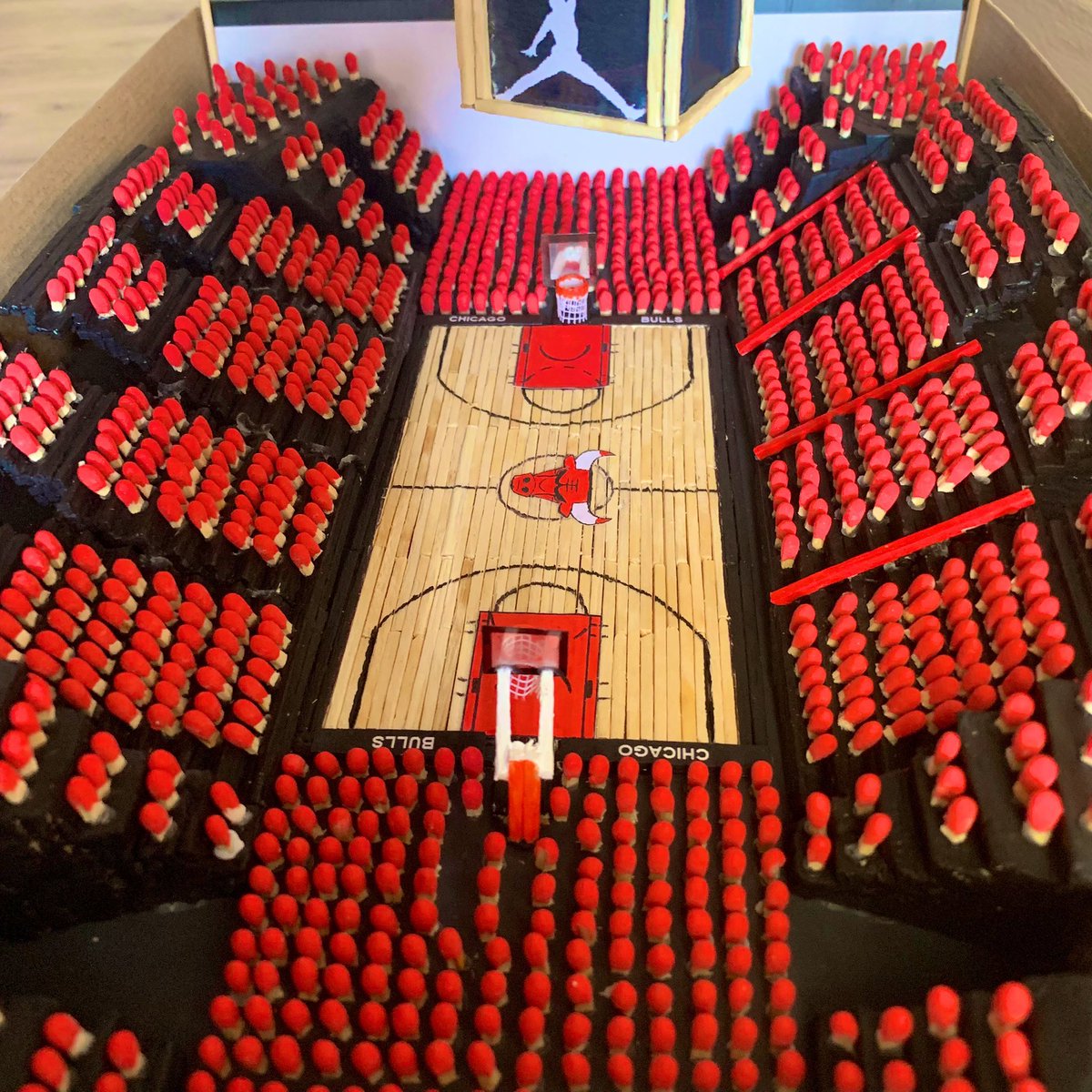 nicekicks's tweet image. “Jordan shoots and he scores! He is on fire right now!” 🔥🔥🔥

*The crowd erupts... into flames*