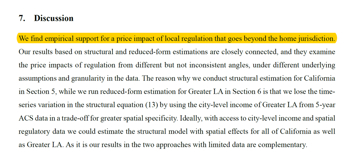 But do Lin and Wachter actually use a new index and show that housing regulation doesn't matter? Nope