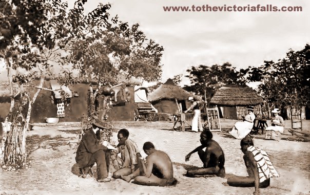 t11/ 1884- Francois Coillard at Leshoma, Barotseland.