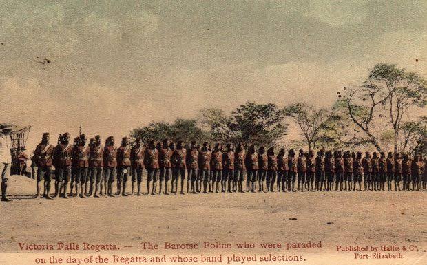 t14/ 1910-Barotse Police at the Victoria Falls Regatta