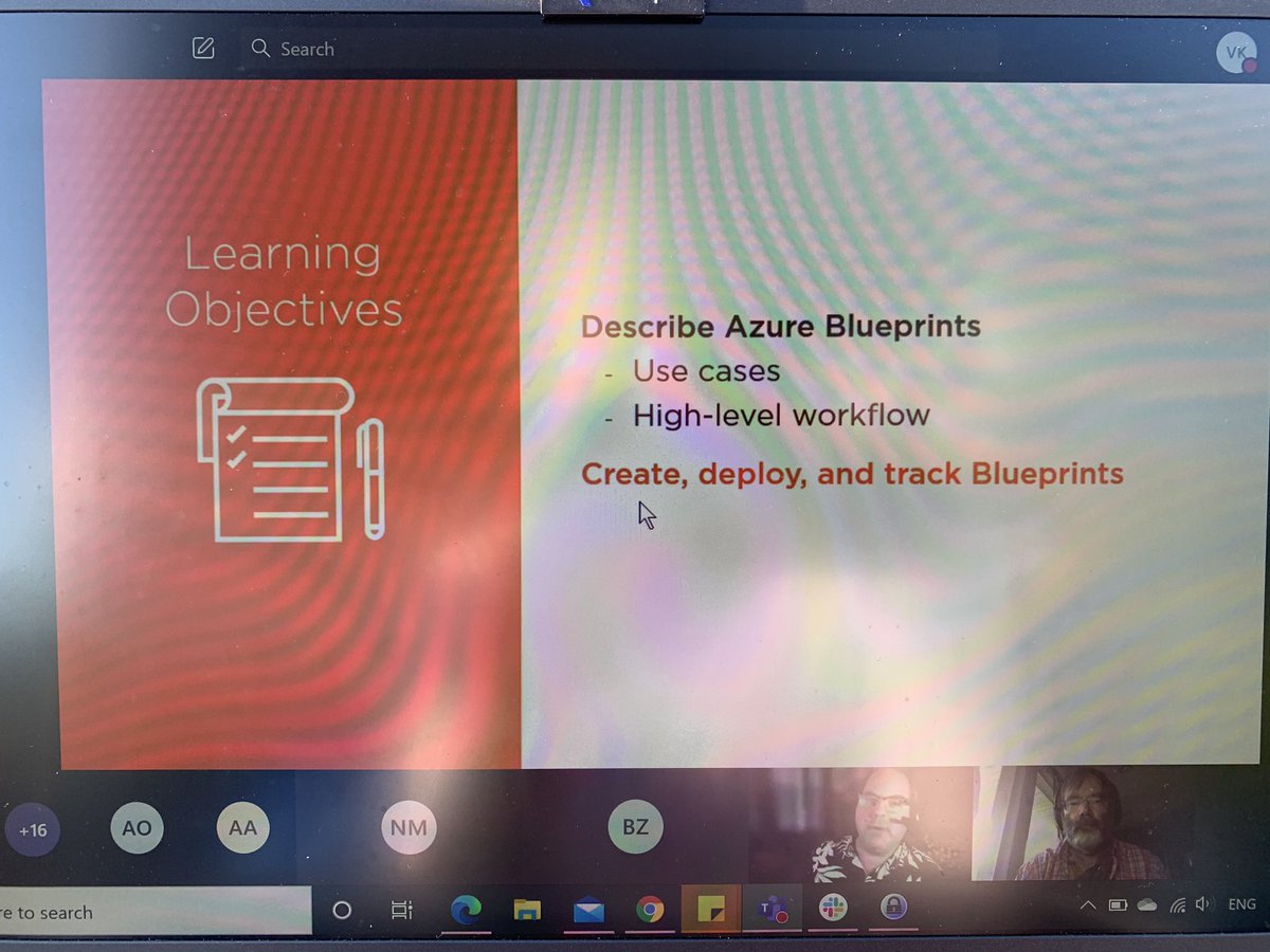 veronika_dev1's tweet image. Great speaker and a very knowledgeable person @TechTrainerTim is starting his talk about #Azure Blueprints at #VirtualBostonAzure
