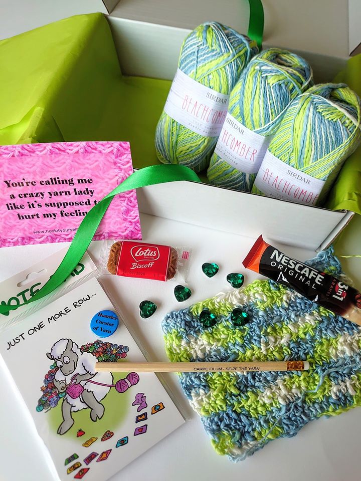 Why not consider our Mini Boxes? 
These are priced at just £10 each plus postage
Containing yarn and goodies for #knitters or #crocheters
hookityourself.co.uk/product/mini-b… #subscriptionbox <a href="/smallbizshoutUK/">Ian Patchett 📢</a> #UKGiftHour #UKGiftAM