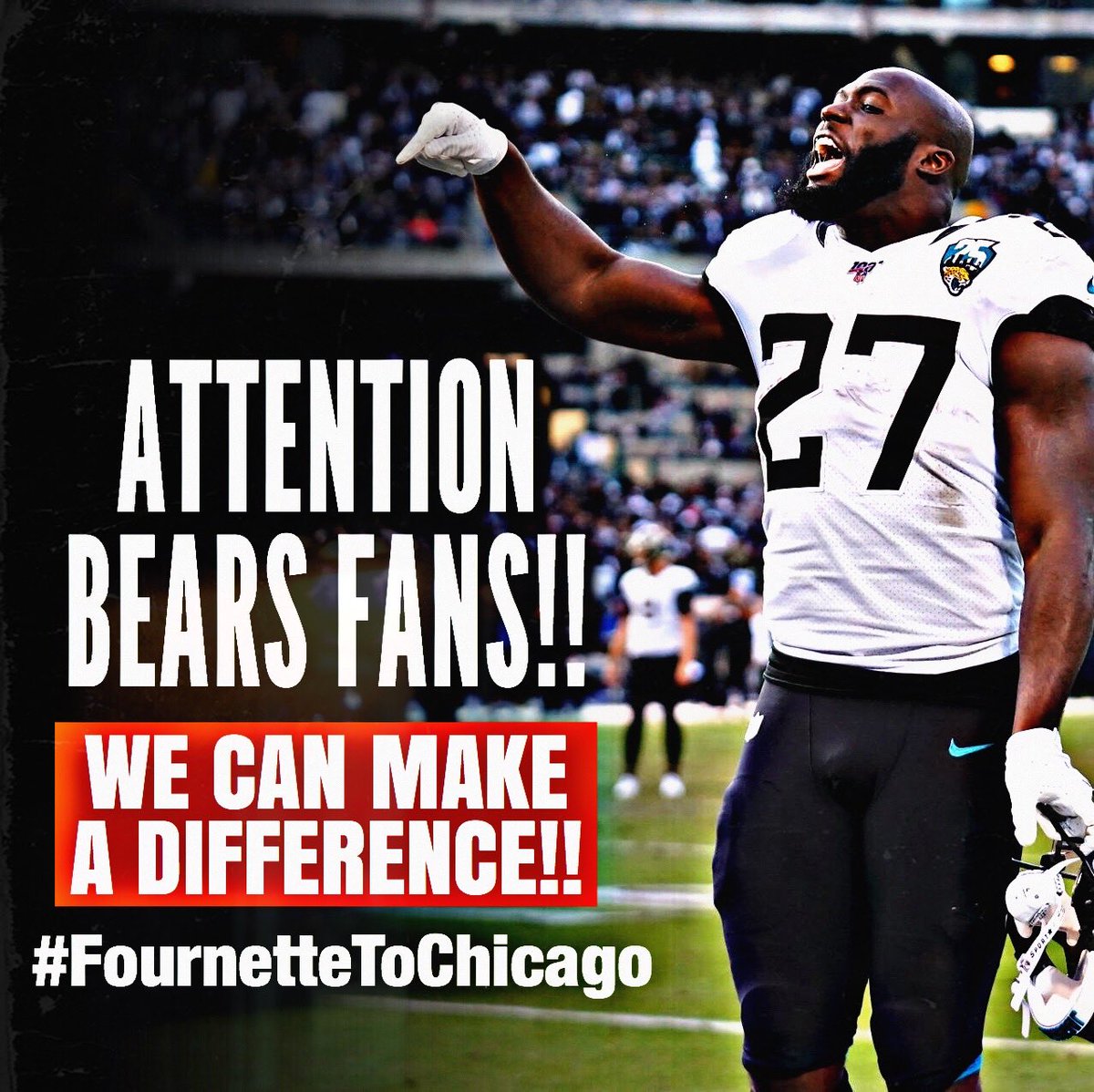 bearswaveIG's tweet photo. #fournettetochicago https://t.co/qU7TkmvTDO