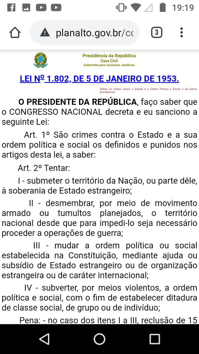AledeAndradeIII's tweet photo. @RodrigoMaia @INTERPOL_HQ @Europol @FBI @PSsafercomms @MPF_PGR @Policia_Civil @IntlCrimCourt @jairbolsonaro @MPF_SP @JFSP_imprensa @alexandre @STF_oficial #ADVERTENCIA DEP. @RodrigoMaia PARÁGRAFOS ÚNICO ART.5° e ART.6° LEI.N°1.802/53 DEFINE CRIMES CONTRA O ESTADO E SUA ORDEM POLÍTICA E SOCIAL, OBSERVAÇÃO INQUÉRITO POLICIAL IP.N°469/15 #DIGSSPSP #DEICSP #DEPATRI @Policia_Civil #TRF3 @JFSP_imprensa Min. @alexandre @STF_oficial https://t.co/CX3UvHDfE8