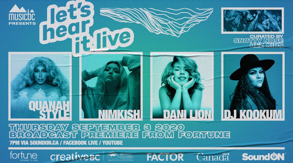 We're stoked to see Dani Lion and Nimkish repping Nimbus at the <a href="/musicbc/">Music BC</a> Let's Hear It Showcase! This lineup is insane - have you RSVP'd yet? zcu.io/5LY4