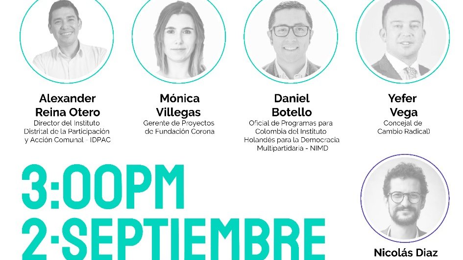 NimdColombia's tweet image. #DemoLabEnElConcejo | 🟠Acompáñanos mañana a las 3PM para hablar de Gobierno Abierto en Bogotá y el Concejo. 

👉Facebook Live: bit.ly/2EZ4B3S

Panelistas:
@alex_reina de @BogotaParticipa 
@movillegasc2 de @fundcorona 
Daniel Botello de @NimdColombia
@Yefer_Vega Concejal