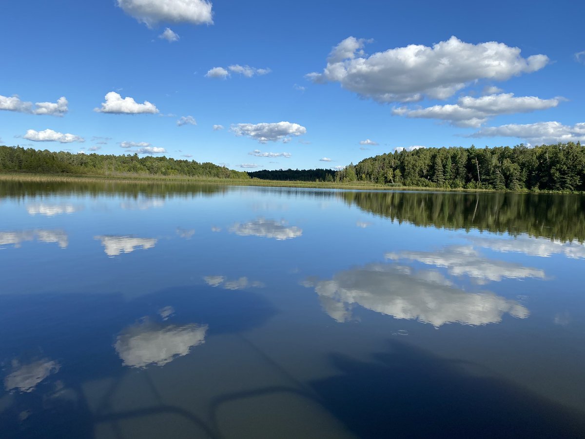 We spent some time on Third Crow Wing Lake in Minnesota over the weekend. It was so beautiful that I had to share this photo I snapped of the smooth water! This was near Nevis, MN which is just east of Detroit Lakes.