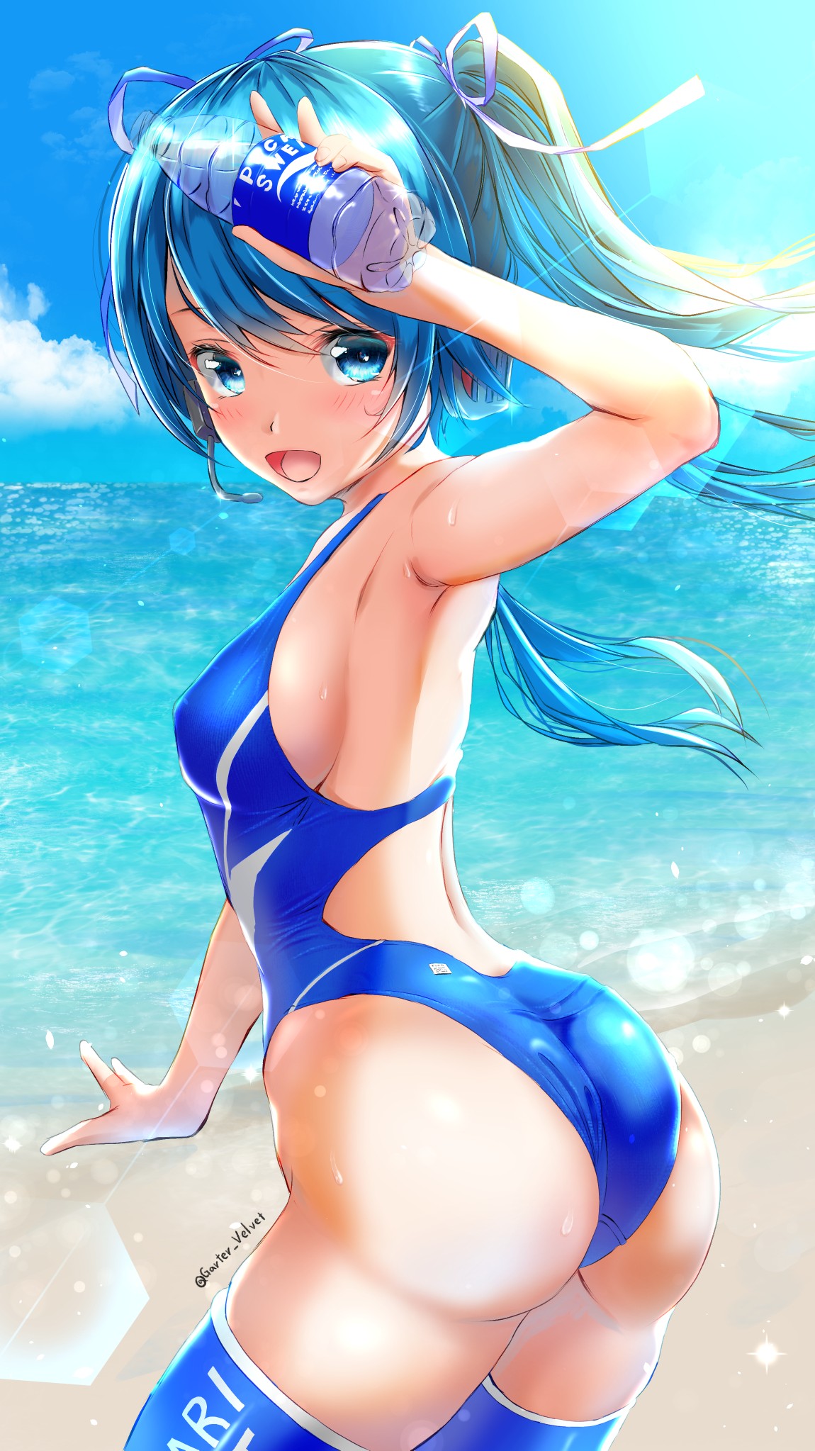 TW Pornstars - 1 pic. がたべる🐬. Twitter. 🌊青髪と競泳水着が大好き❗🌊 健康的でエッチなイラストを描きます❗❗  誰か優しい人が拡散してくれてフォロワー. 10:30 PM - 1 Sep 2020