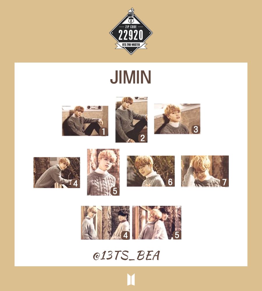 BTS 2ND MUSTER ZIPCODE 17520 ミニフォト コンプ