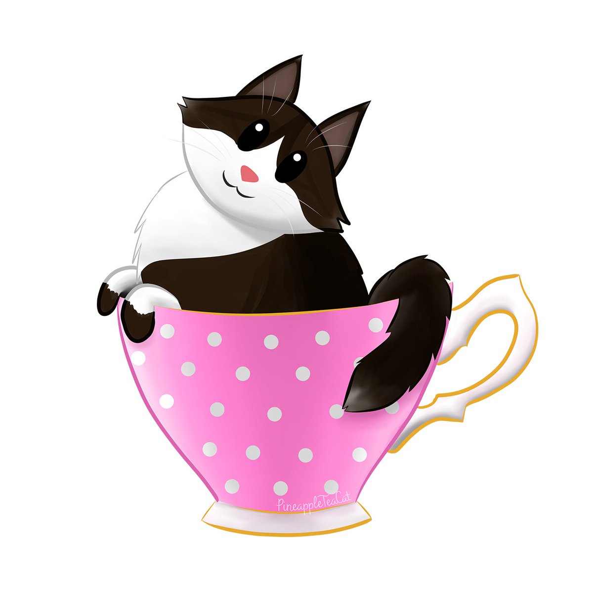 PineappleTeaCat's tweet photo. Teacup Cat-White-Chocolate Longhair #art #cat #cute #digitalart #digitalpainting #tea #teacup #longhair #longhaircat #catart #catpainting #artist #kitty #kittea #catlovers https://t.co/I8vSMPqbR5