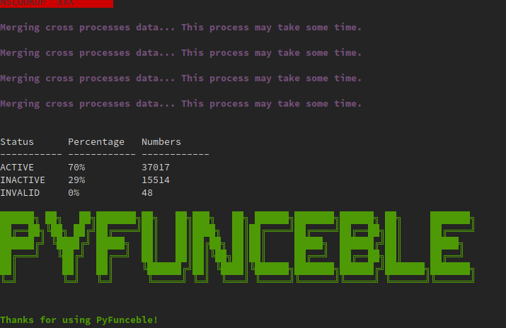 zero_dot1's tweet photo. @pyfunceble https://t.co/RCDYT2o8Cd (Teal Blauwbok: Bombardier)

It works, thanks to all persons who have contributed. 🍀 https://t.co/zBBwruOtmy