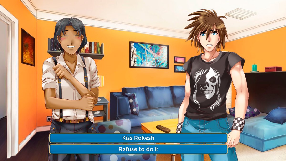 RatalaikaGames's tweet photo. Roommates releases this week!

Play as either rock god Max or book smart Anne as they make their way through the first year of their college experience. 

It will be available on #PS4, #XboxOne, and #Switch!

50 RTs➡️1 key til Sept. 7th

To join:
1⃣Follow us
2⃣RT
3⃣Tag a friend https://t.co/yF6ZMDIwQU