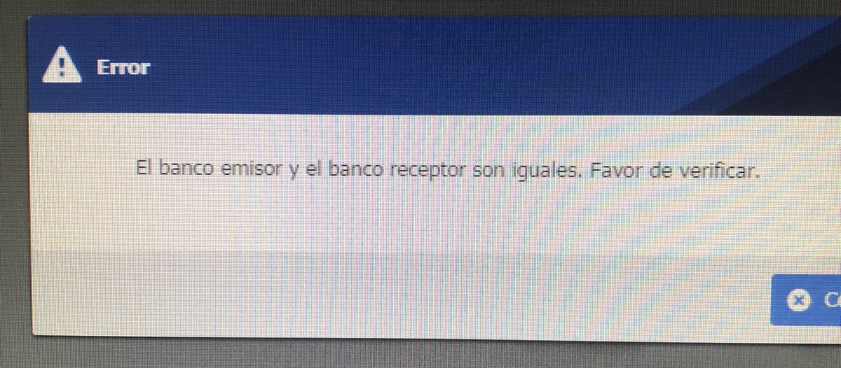 ferveruz's tweet photo. @Banxico hola, cómo puedo obtener un comprobante spei si es de Scotiabank a Scotiabank he seguido los pasos pero marca error ?? https://t.co/OnIb9Nu2Oo