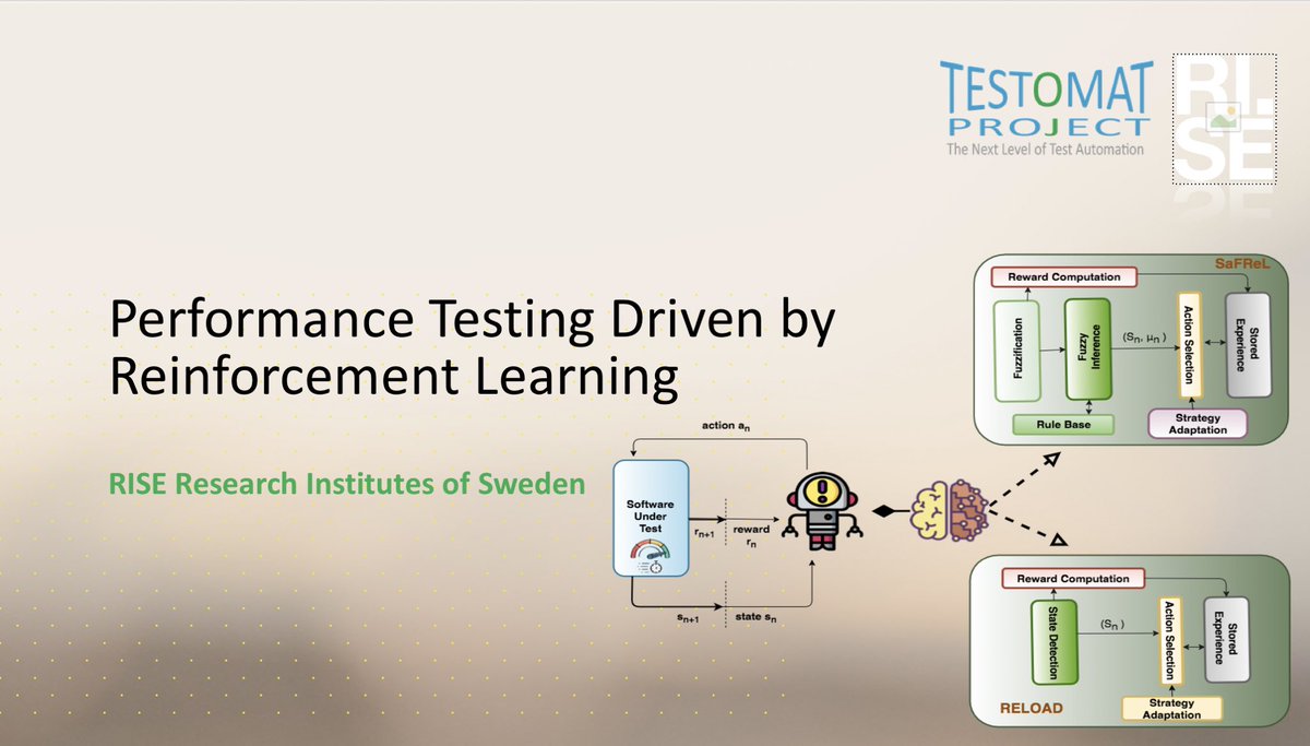 MahshidHelali's tweet photo. TESTOMAT is approaching the end; an @ITEA_3 project with the aim of reaching the Next Level of Test Automation by furthering test development in DevOps and agile software development! Check out a demo of our research journey in TESTOMAT. https://t.co/xEJNCoHELG @TestomatProject https://t.co/9fm76F7nGS