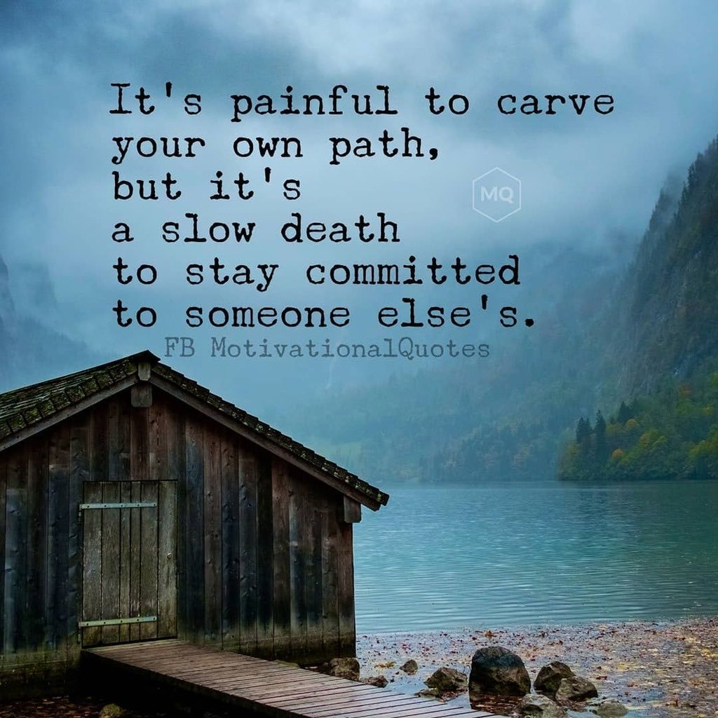 I thank God daily I carved out my own path and not a boss’s or companies